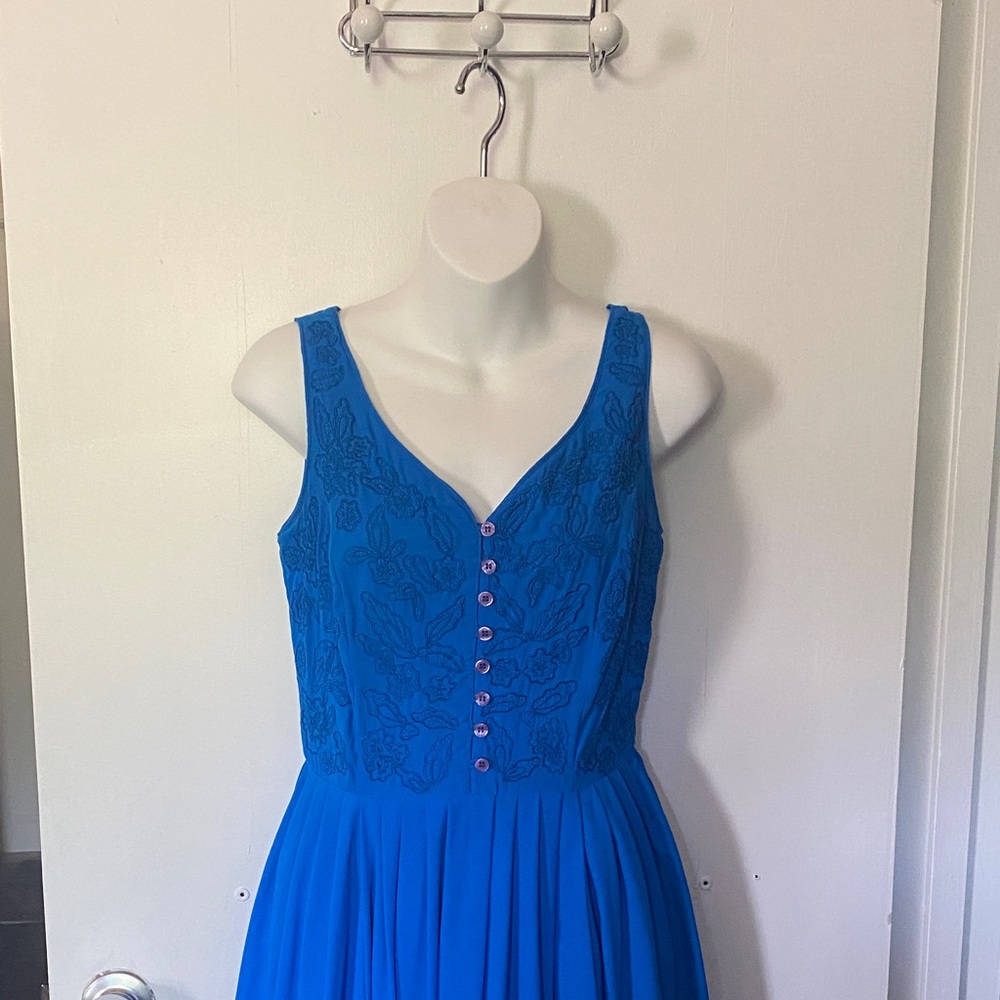 Together Vibrant Blue Midi Dress